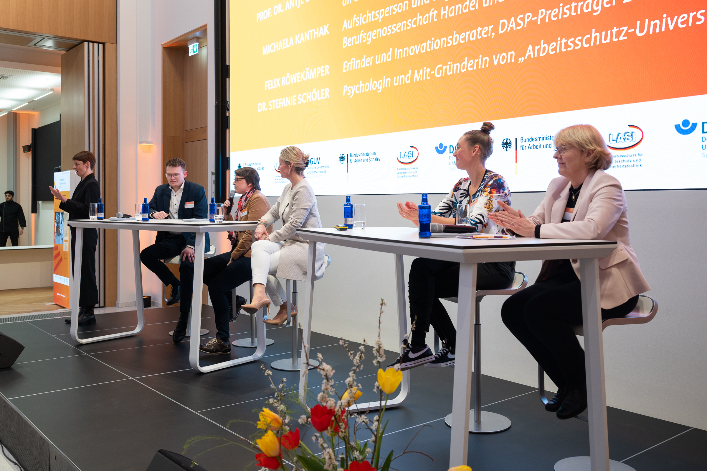 Podiumsdiskussion beim Dialog Zukunft Arbeitsschutz 2025